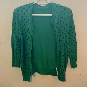 Large 3/4 sleeve button up Ellen Tracy sweater